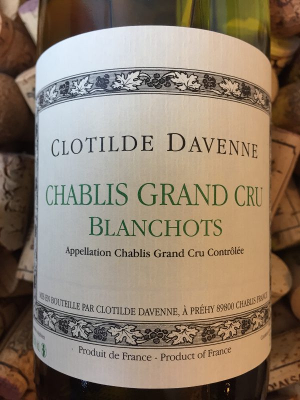 Clotilde Davenne Chablis Grand Cru Blanchot 2013