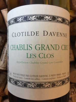 Clotilde Davenne Chablis Grand Cru Les Clos 2013