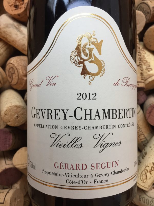 Gerard Seguin Gevrey Chambertin Vieilles Vignes 2012