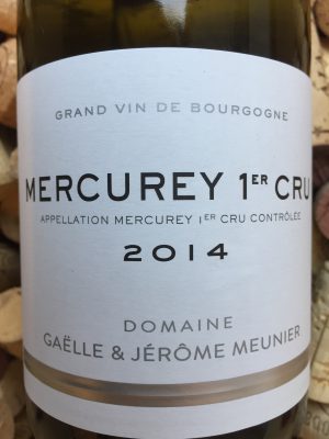 Domaine Meunier Mercurey 1er Cru Blanc 2014