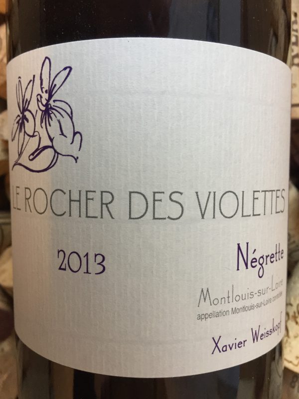 Le Rocher des Violettes Montlouis sur Loire Le Negrette 2013
