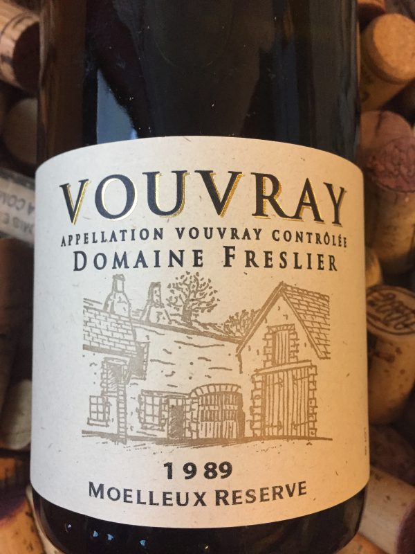 Domaine Freslier Vouvray Moulleux Reserve 1989