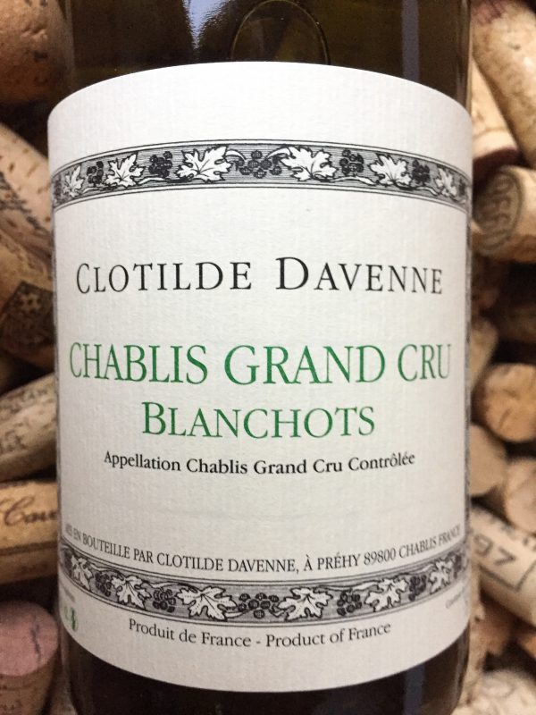 Clotilde Davenne Chablis Grand Cru Blanchot 2014