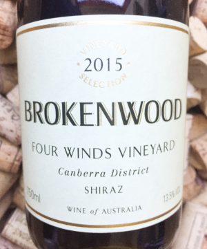 Brokenwood Shiraz Four Winds Canberra 2015