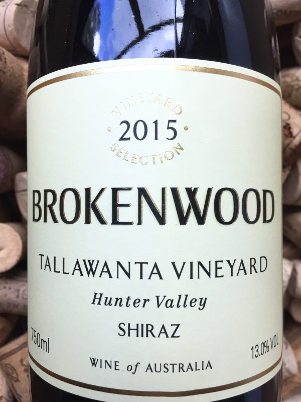 Brokenwood Shiraz Tallawanta Hunter Valley 2015