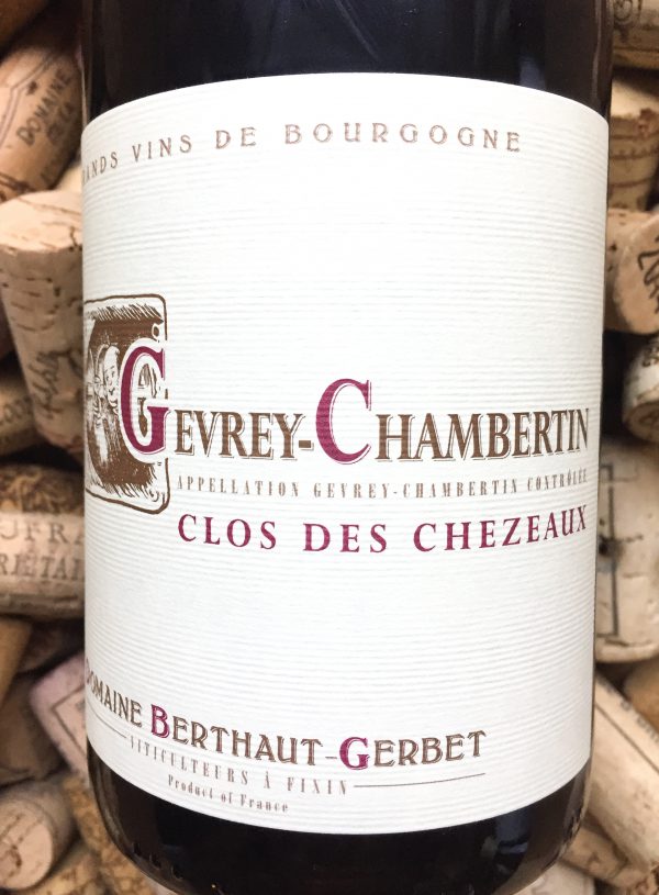 Domaine Berthaut Gevrey Chambertin Clos de Chezeaux 2019