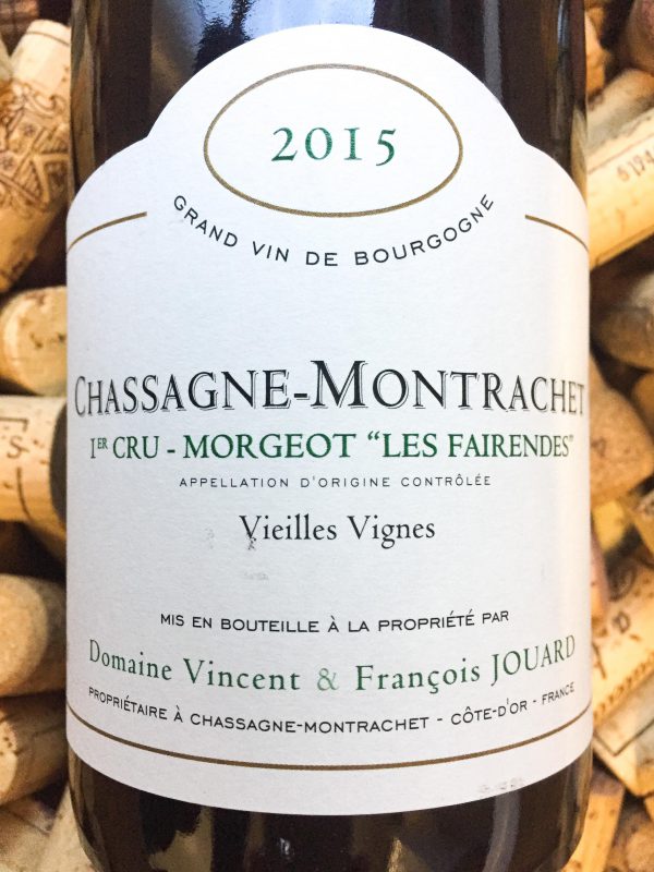 V&F Jouard Chassagne Montrachet 1er Cru Morgeot 2015