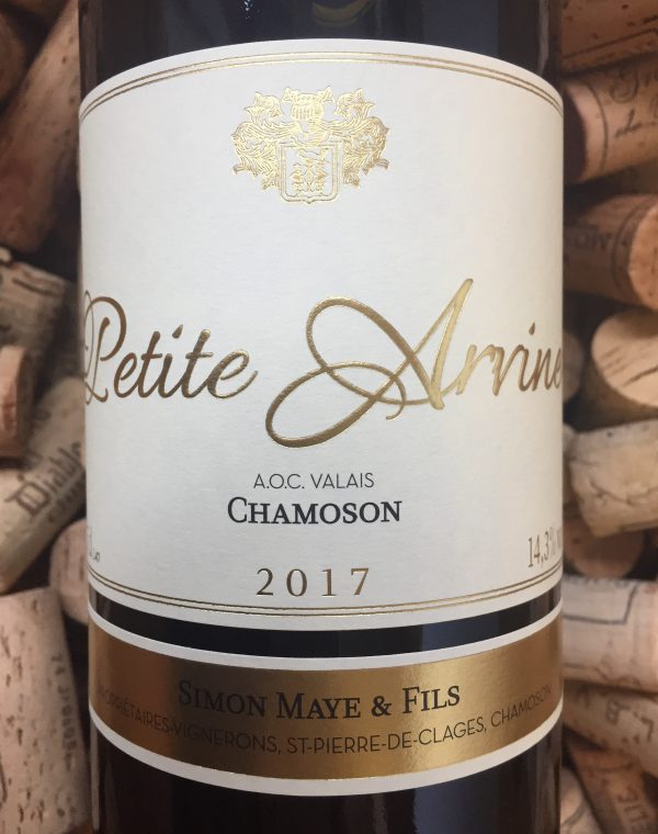 Simon Maye Petite Arvine Chamoson Valais 2017