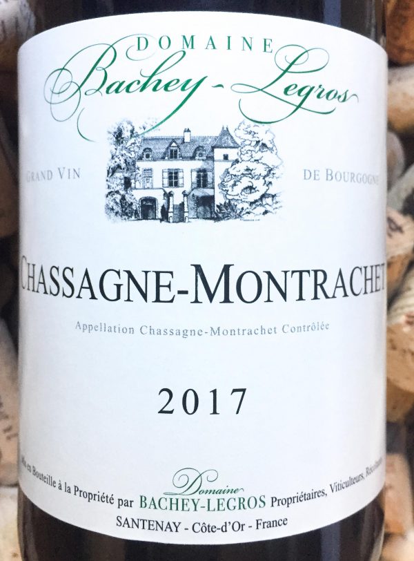 Domaine Bachey-Legros Chassagne Montrachet 2017