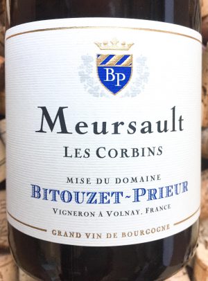 Bitouzet Prieur Meursault Les Corbins 2019