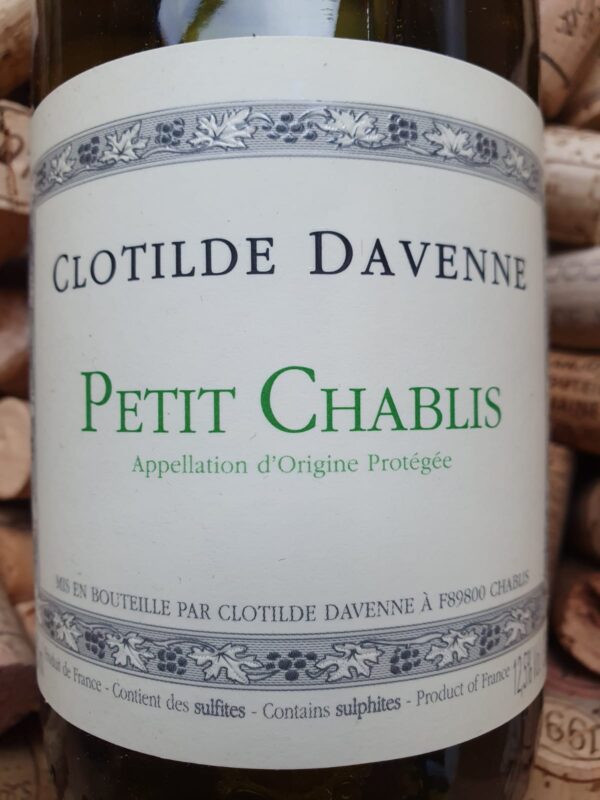 Clotilde Davenne Petit Chablis 2018