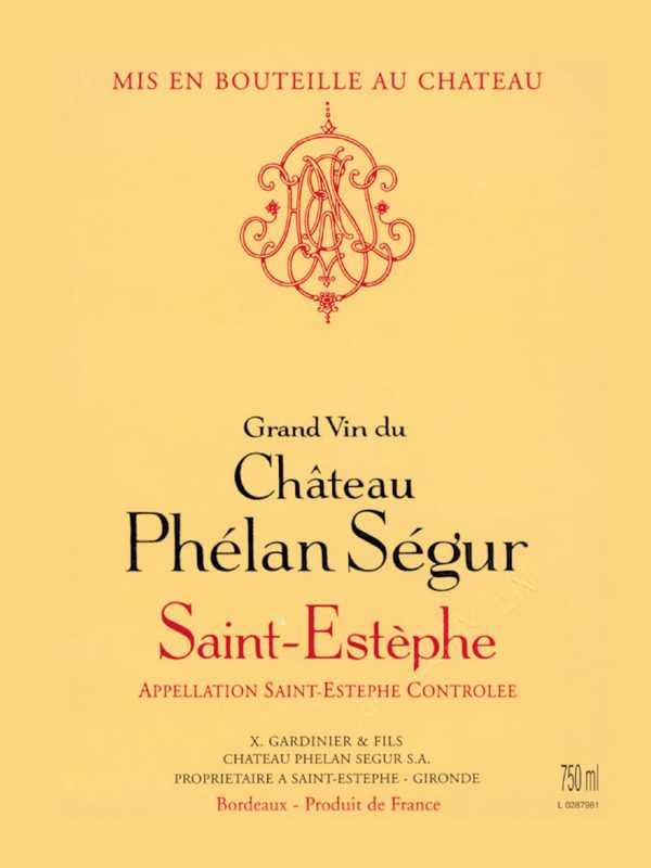 Chateau Phelan Segur Frank Phelan Saint Estephe 2016