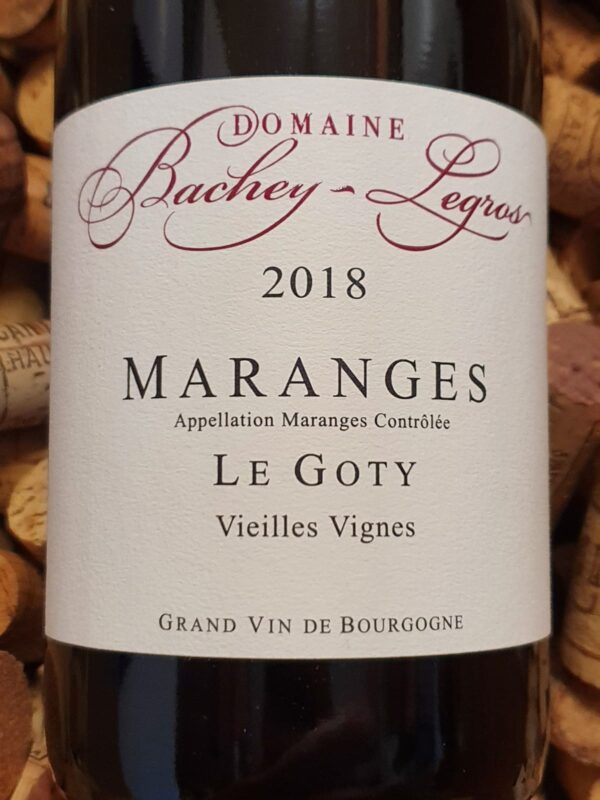 Domaine Bachey Legros Maranges Vieilles Vignes Le Goty 2018