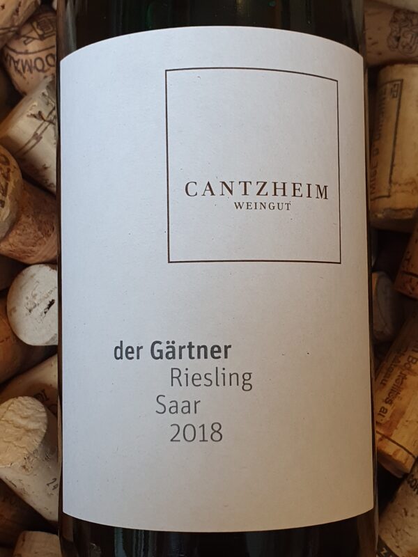 Weingut Cantzheim Riesling trocken Der Gärtner Saar 2018