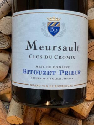 Bitouzet Prieur Meursault Clos du Cromin 2019