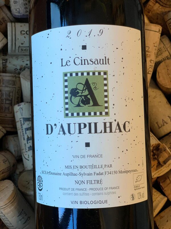 Domaine d'Aupilhac Cinsault Vin de France 2019