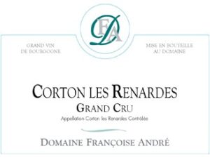 Francoise Andre Corton Renardes Grand Cru 2018