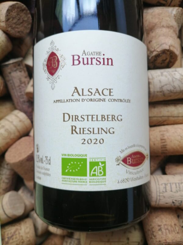 Agathe Bursin Riesling Dirstelberg Alsace 2020