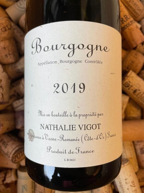 Nathalie Vigot Bourgogne Pinot Noir 2019