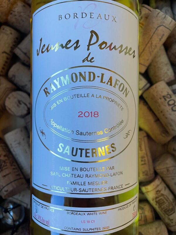 Raymond-Lafon Jeunes Pousses Sauternes 2018