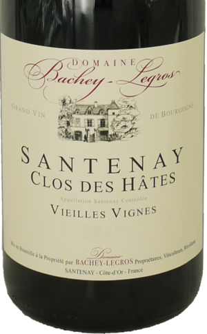 Bachey Legros Santenay rouge Clos des Hates Vieilles Vignes 2019