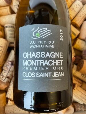 Au Pied du Mont Chauve Chassagne-Montrachet Premier Cru Clos Saint Jean 2017