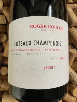 Roger Coulon Coteaux Champenois Meunier 2019