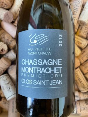 Au Pied du Mont Chauve Chassagne-Montrachet Premier Cru Clos Saint Jean 2013