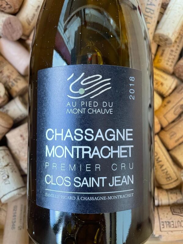 Au Pied du Mont Chauve Chassagne-Montrachet Premier Cru Clos Saint Jean 2018